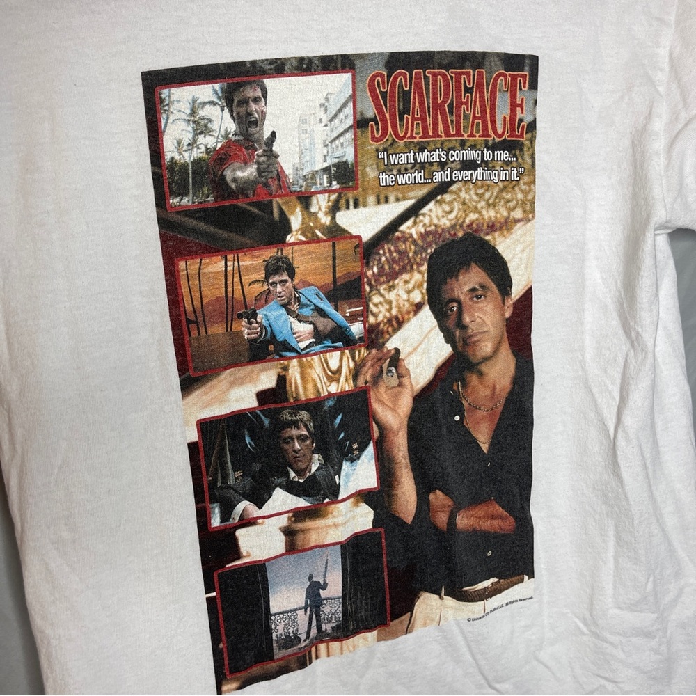 Scarface White Graphic Tee - Picture 3 of 6